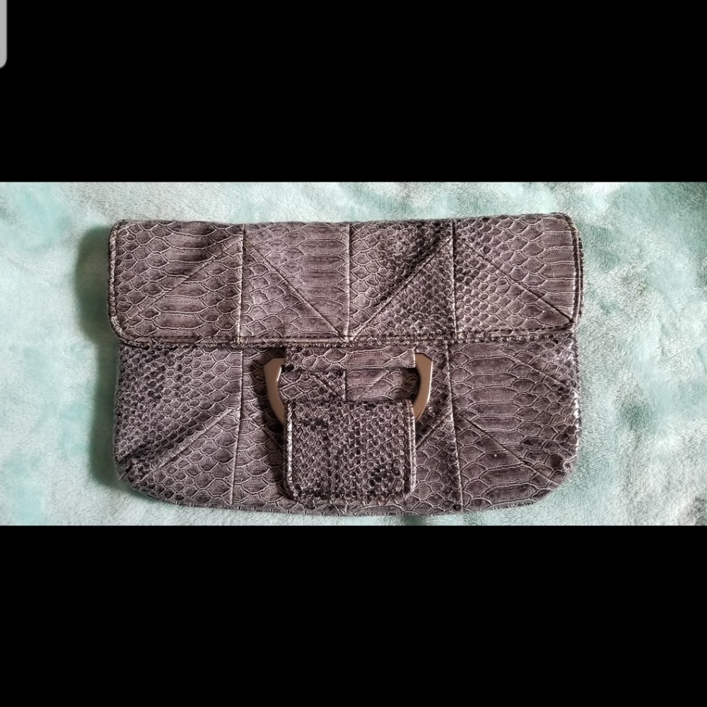 Snakeskin BCBG MaxAzria Clutch